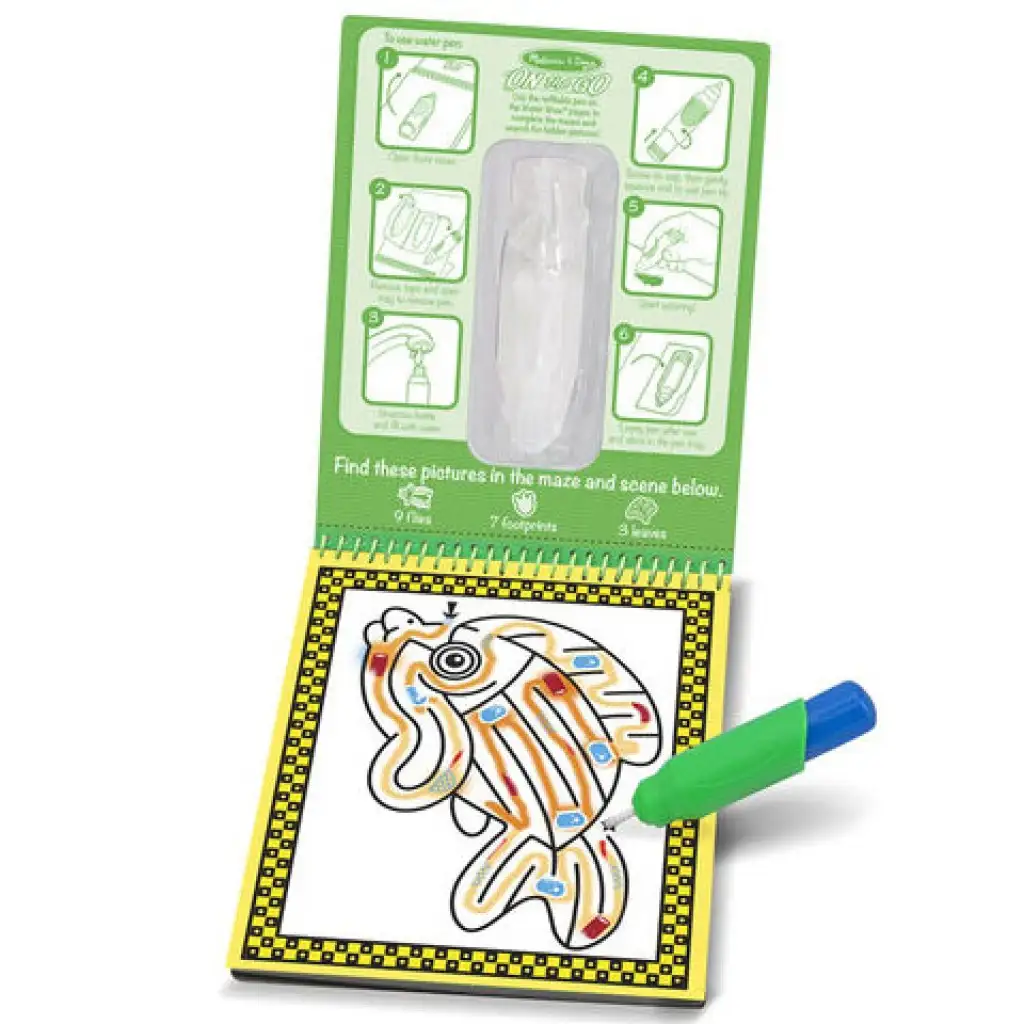 Лабиринтно рисуване с вода креативна игра - Melissa & Doug изображение 2