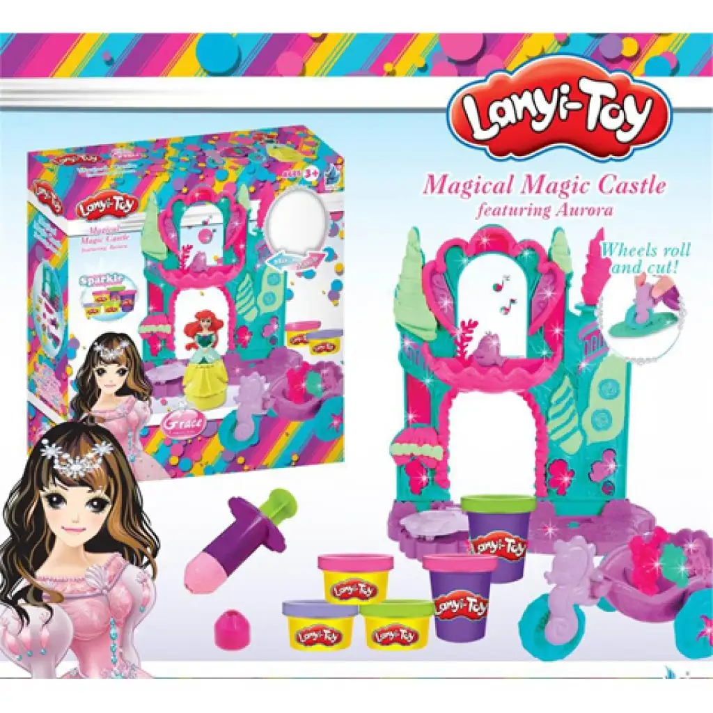 Lanyi-Toy Ариел магически замък комплект изображение 1