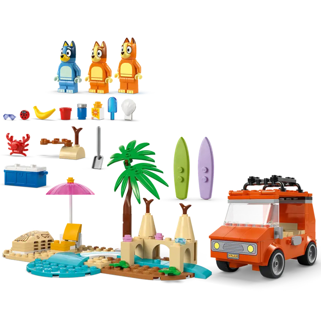 LEGO® Bluey™: Bluey и семейството му пътува до плажа (11202L) изображение 4