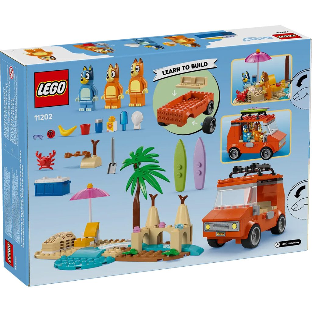 LEGO® Bluey™: Bluey и семейството му пътува до плажа (11202L) изображение 8