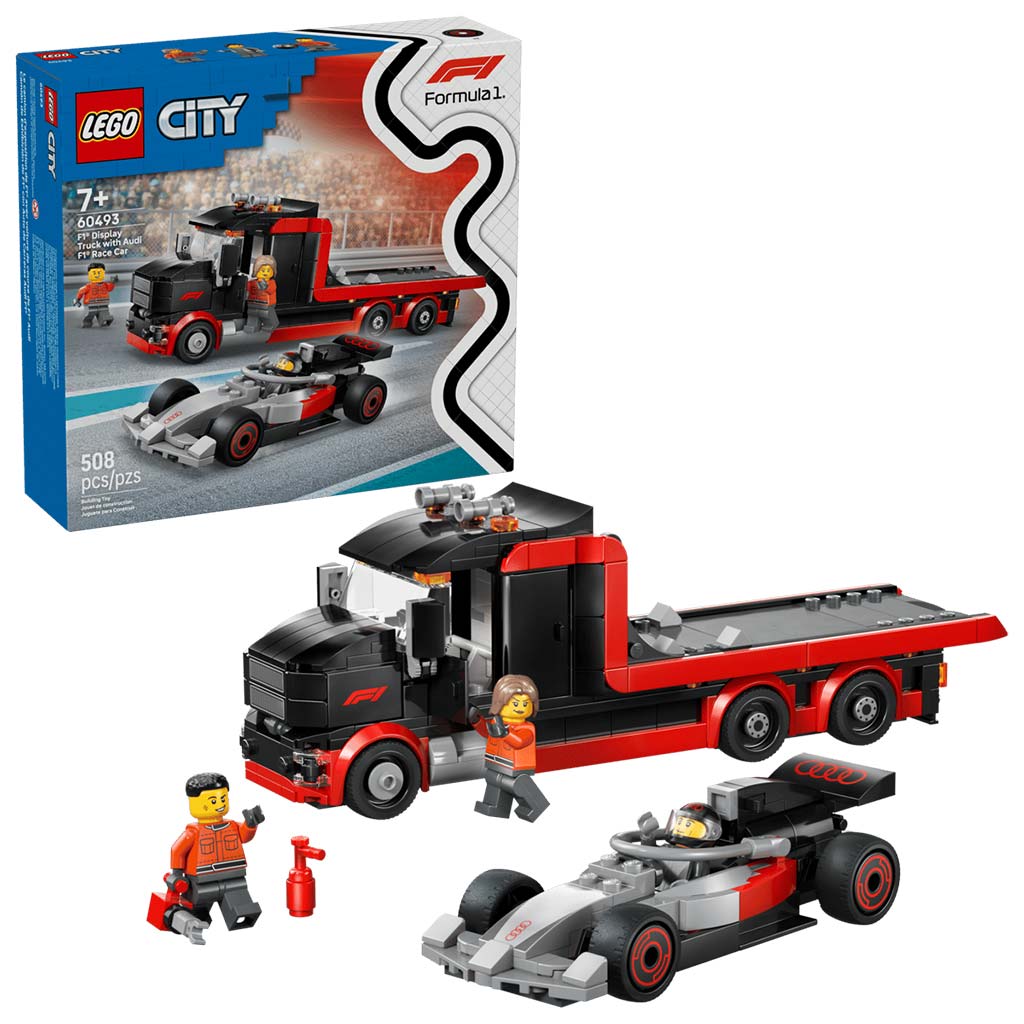 LEGO® City: F1® камион с F1® Audi състезателен автомобил (60493) изображение 1