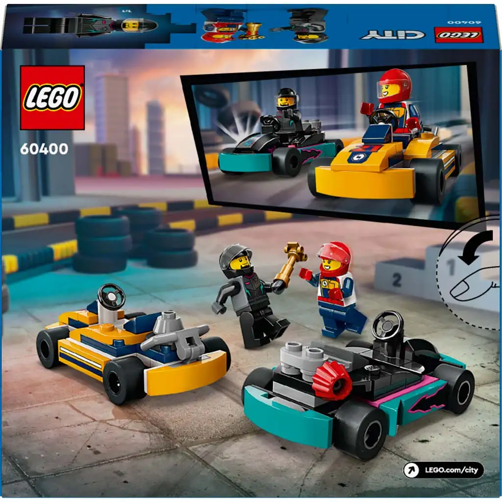 LEGO® City: Гокартове и състезателни пилоти (60400) изображение 2