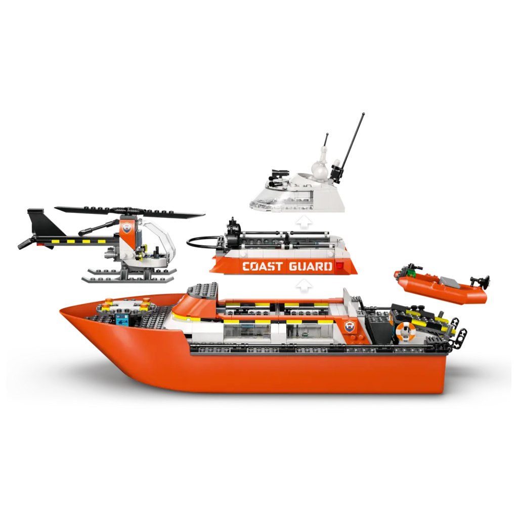 LEGO® City: Партия охрана спасителна лодка и хеликоптер (60504) изображение 3
