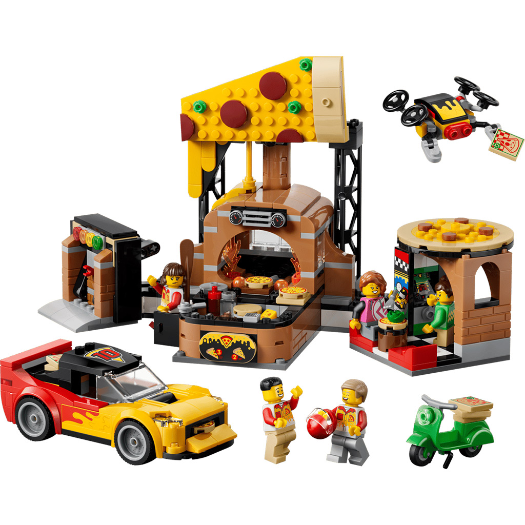 LEGO® City: Пицария с доставки с превозни средства (60496) изображение 2