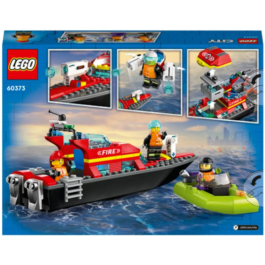 LEGO® City: Пожарна лодка (60373) изображение 2
