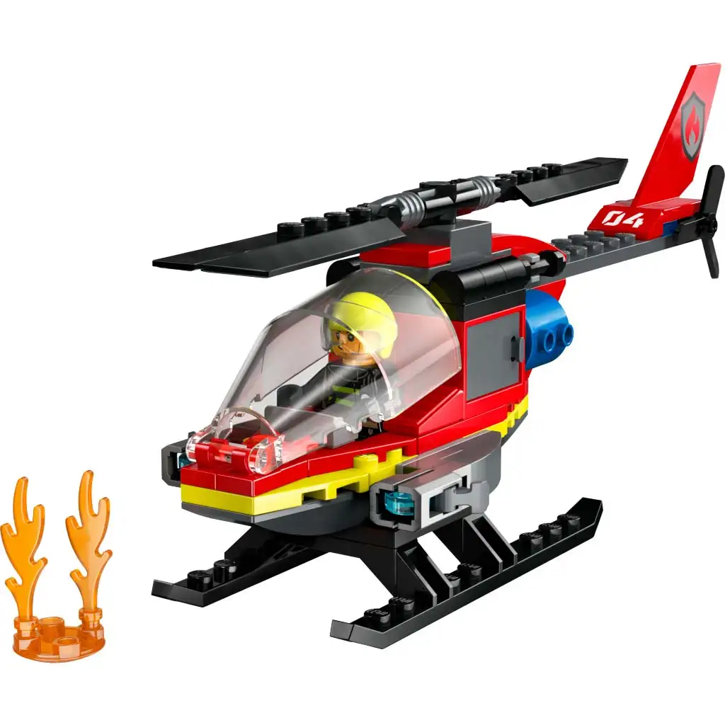 LEGO® City: Пожарникарски спасителен хеликоптер (60411) изображение 5