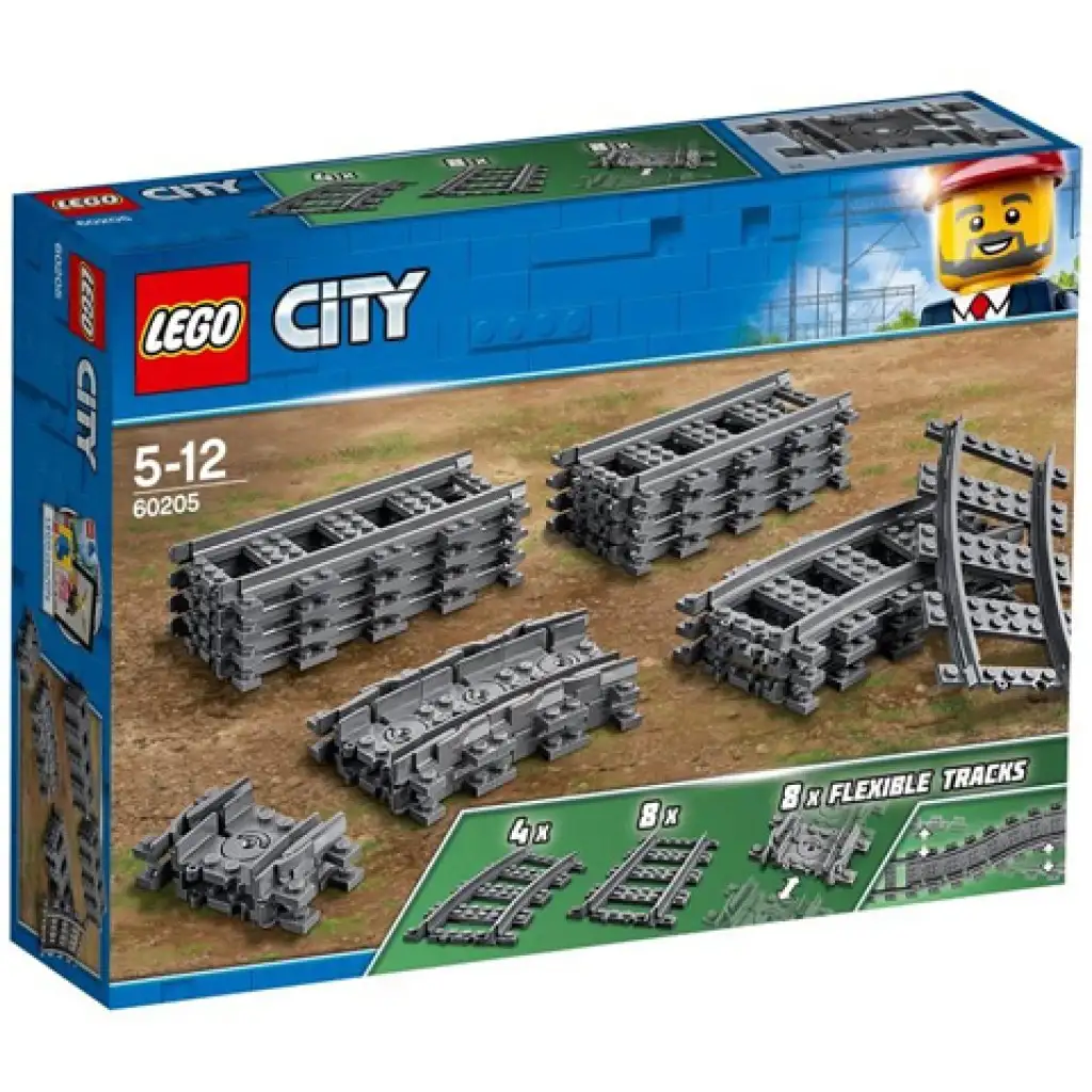 LEGO® City: Железопътни релси (60205) изображение 1