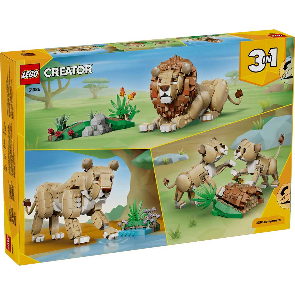 LEGO® Creator: Диви животни: Величествен лъв (31386) изображение 7