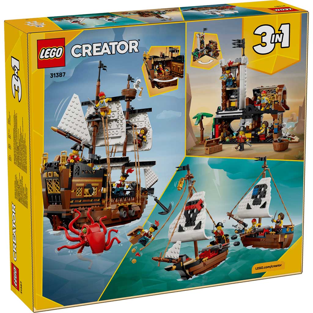 LEGO® Creator: Иконичен пиратски кораб (31387) изображение 9