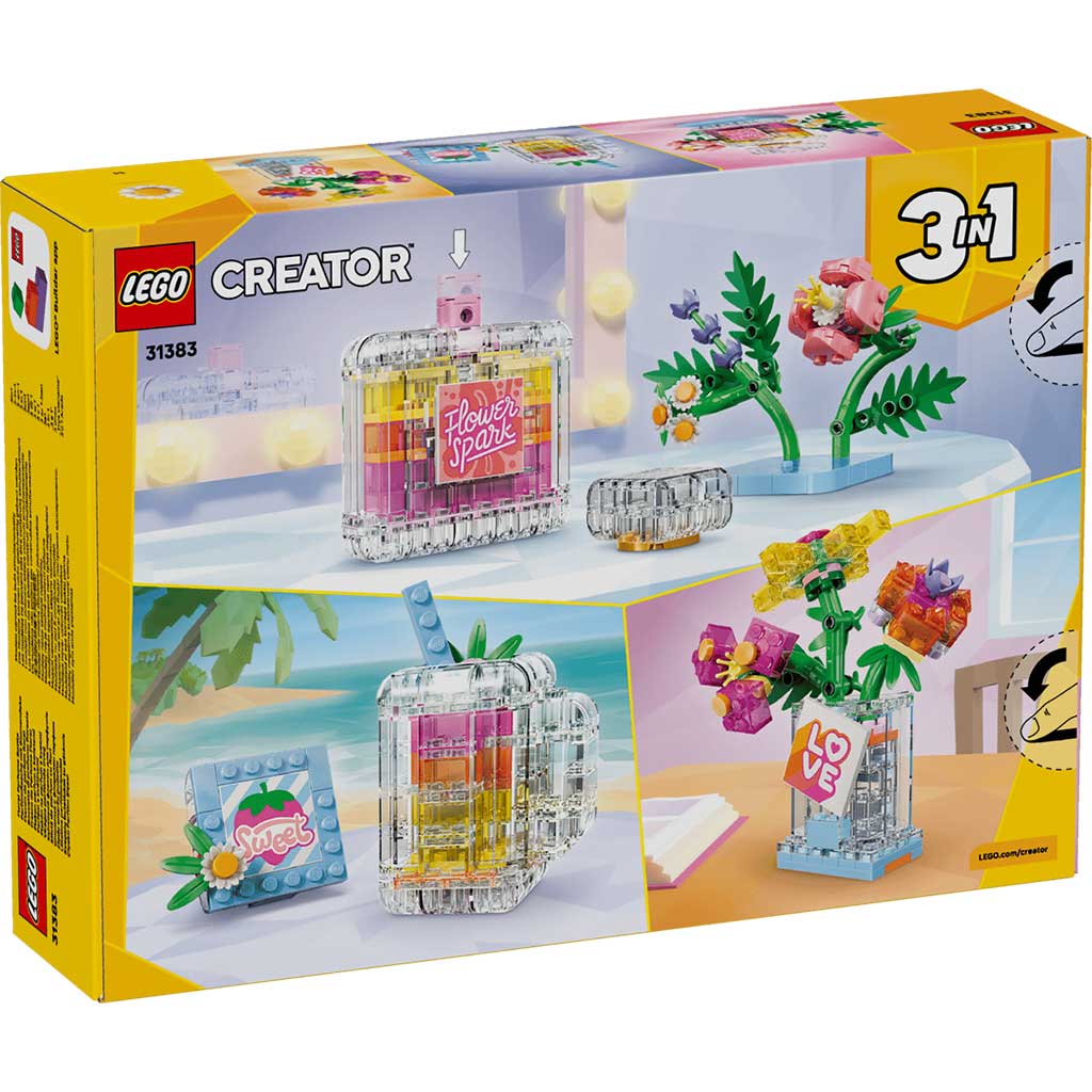 LEGO® Creator: Парфюмна бутилка и цветна декорация (31383) изображение 7