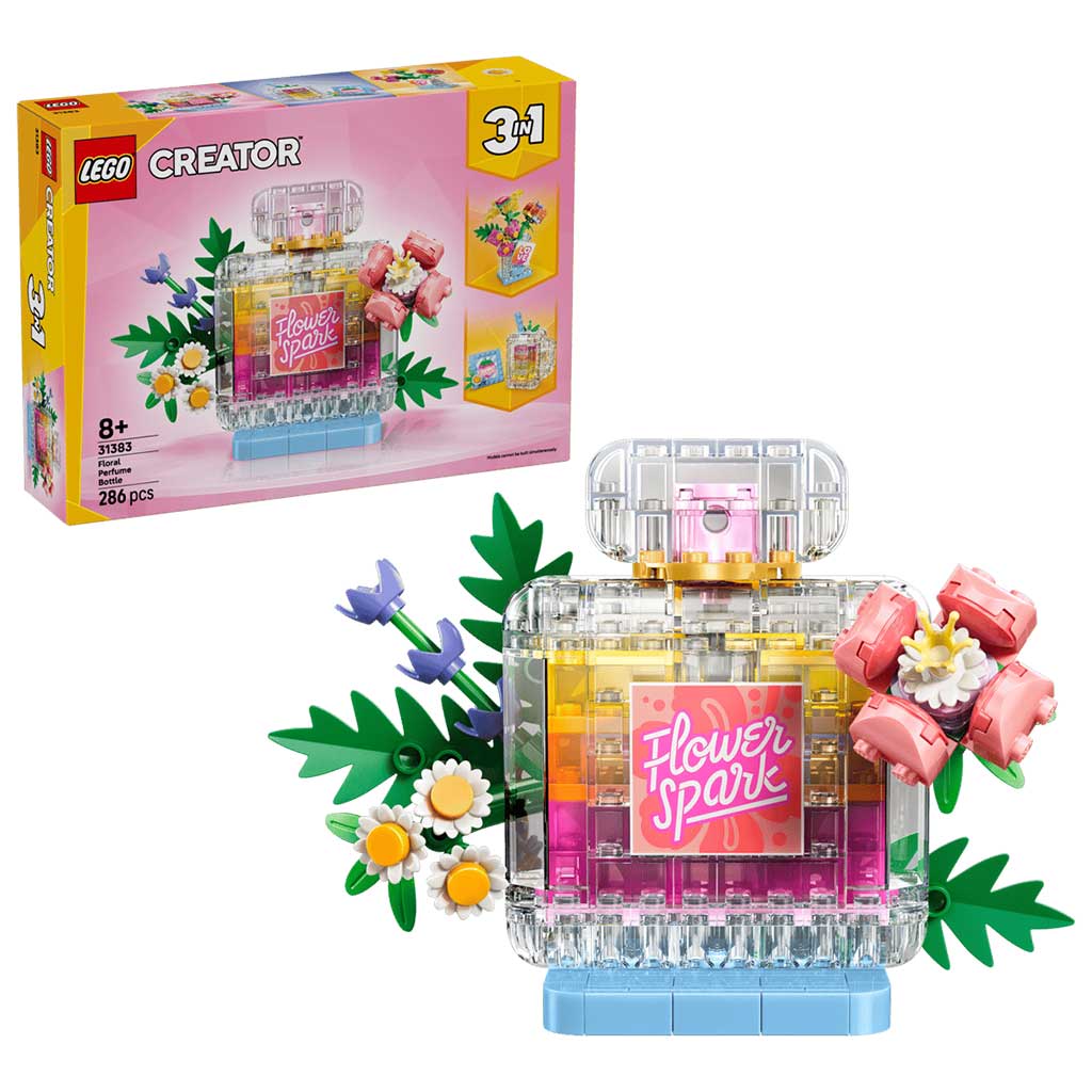 LEGO® Creator: Парфюмна бутилка и цветна декорация (31383) изображение 1