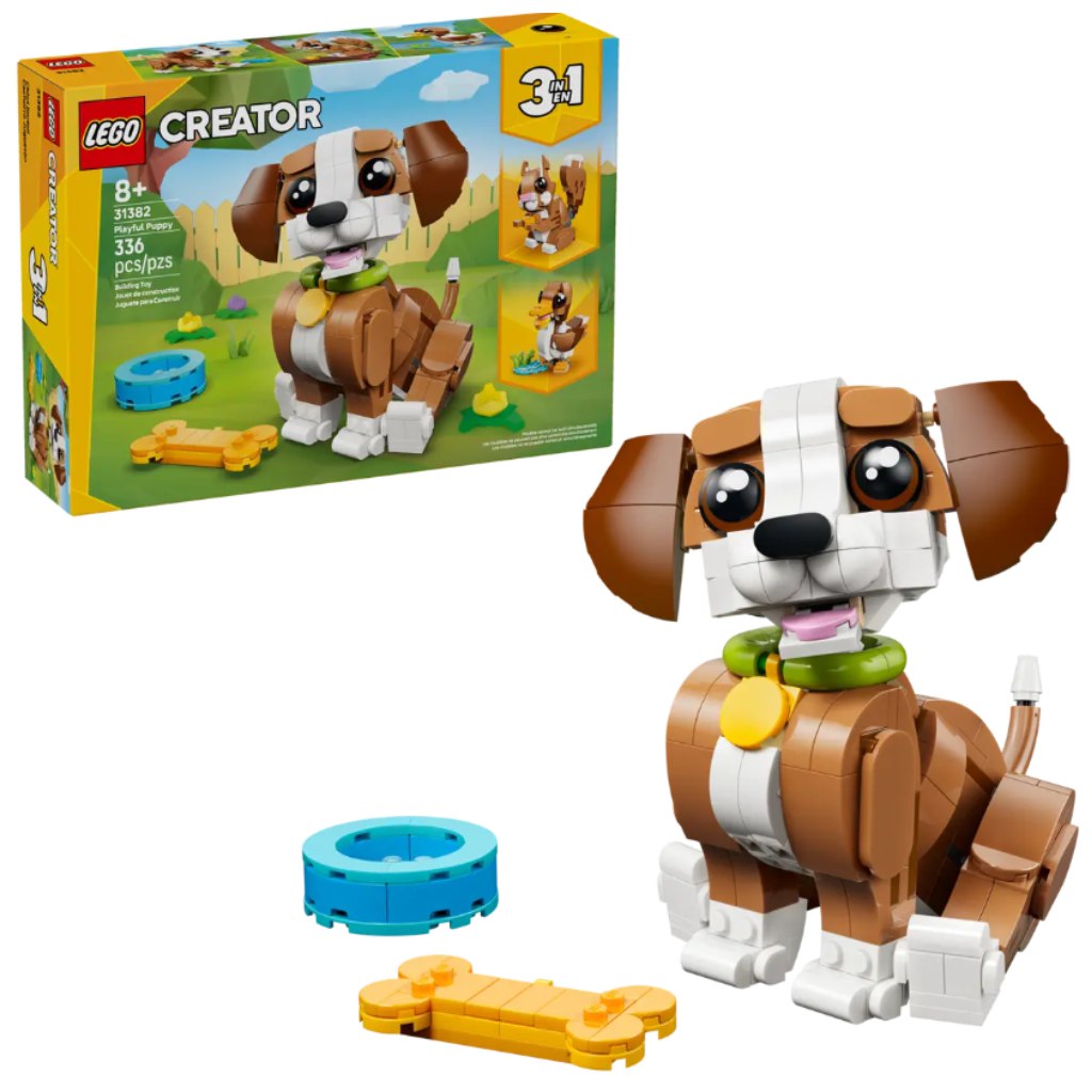 LEGO® Creator: Сладки животни: Игривото кученце (31382) изображение 1