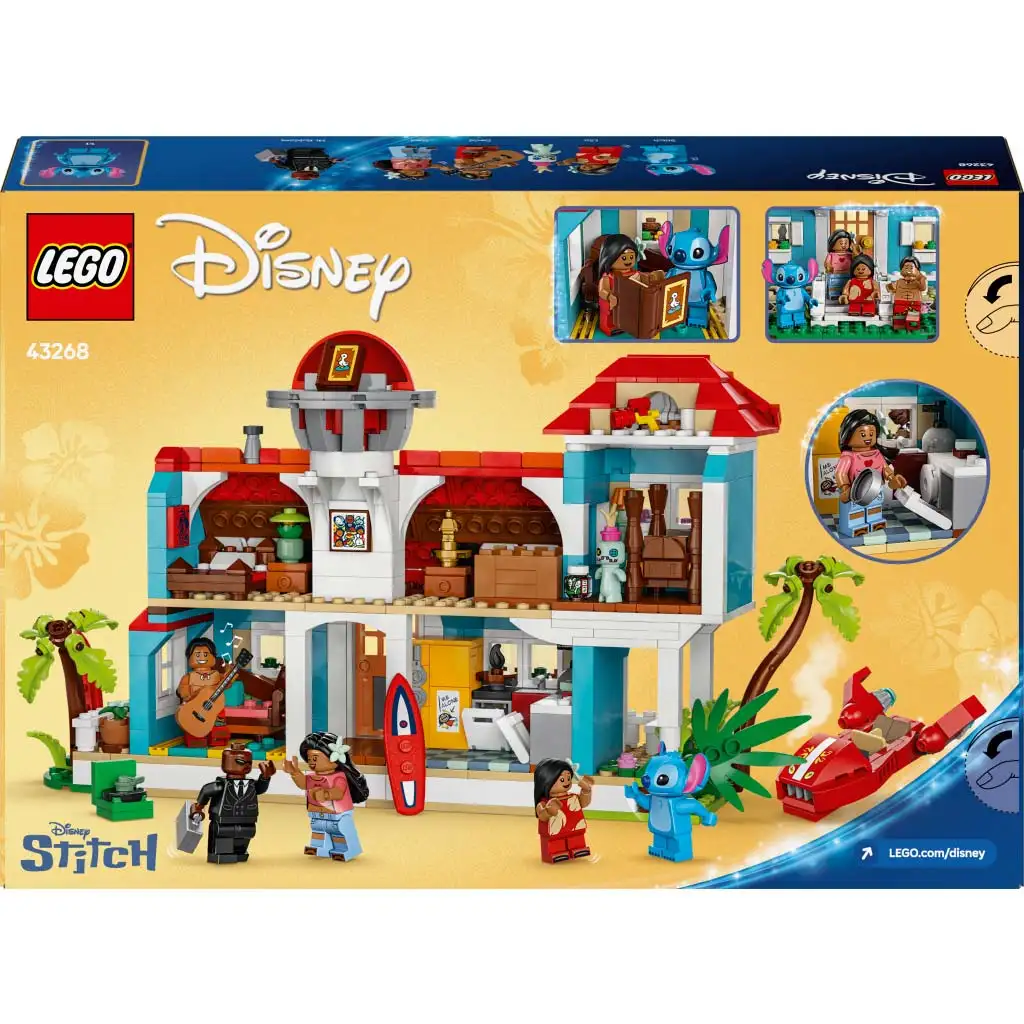 LEGO® Disney: Къщата на Лило и Стич на плажа (43268) изображение 2