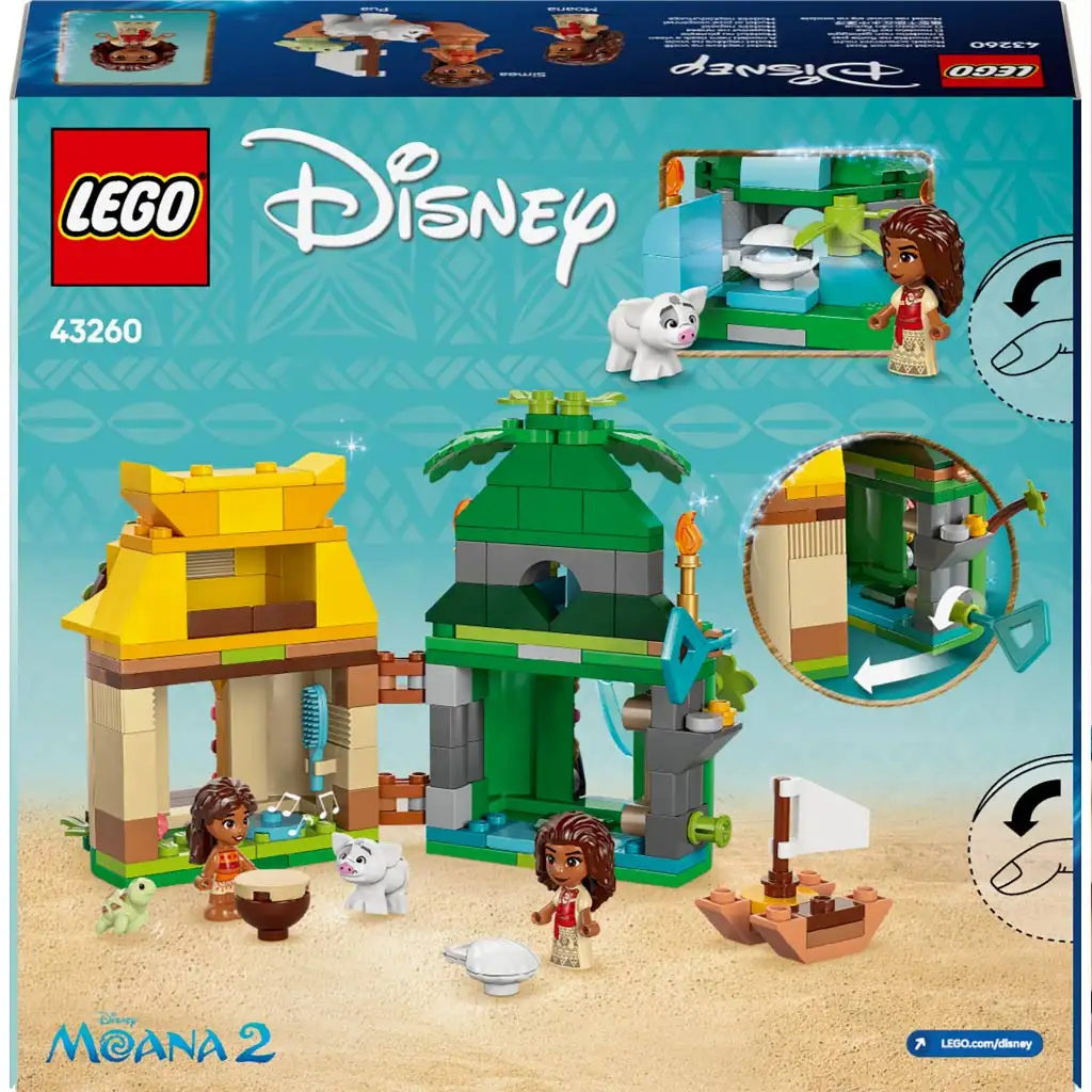 LEGO® Disney: Приключенията на Мауи на острова (43260) изображение 5