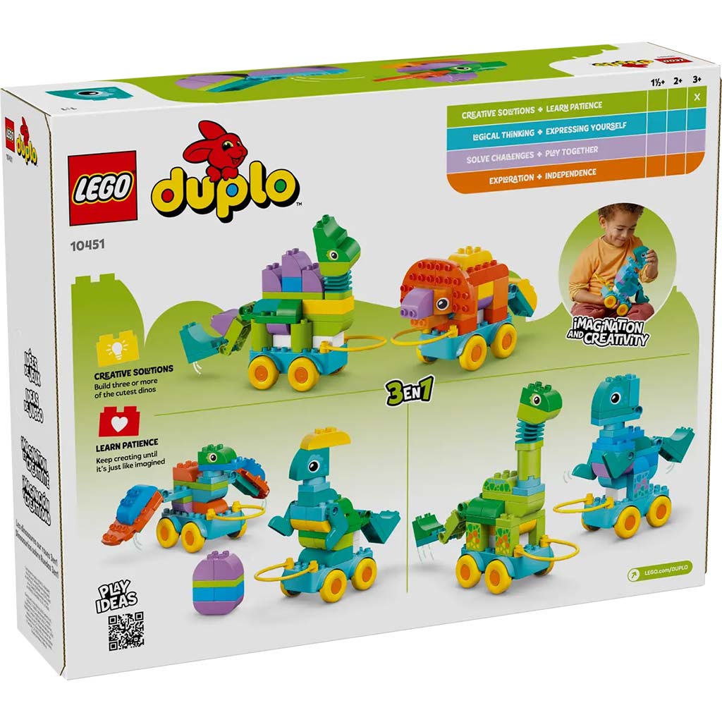 LEGO® DUPLO®: 3 в 1 подвижни динозаври (10451) изображение 2