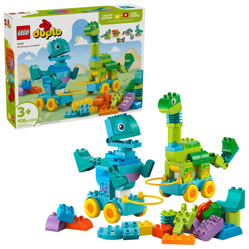LEGO® DUPLO®: 3 в 1 подвижни динозаври (10451) изображение 1