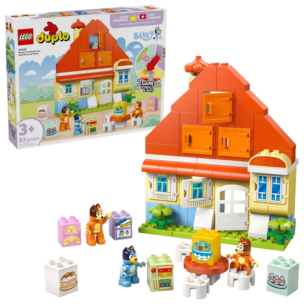 LEGO® DUPLO®: Bluey™ семейна къща мемо игра (10459) изображение 1