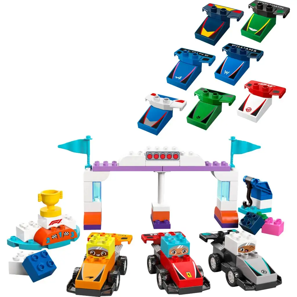 LEGO® DUPLO®: F1® състезателни автомобили и пилоти (10445) изображение 4