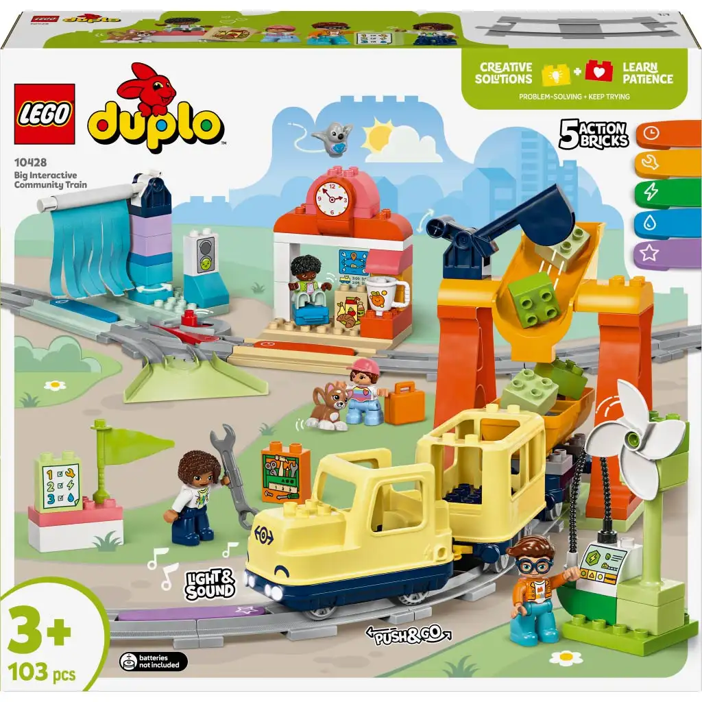 LEGO® DUPLO®: Голям интерактивен влак (10428) изображение 1