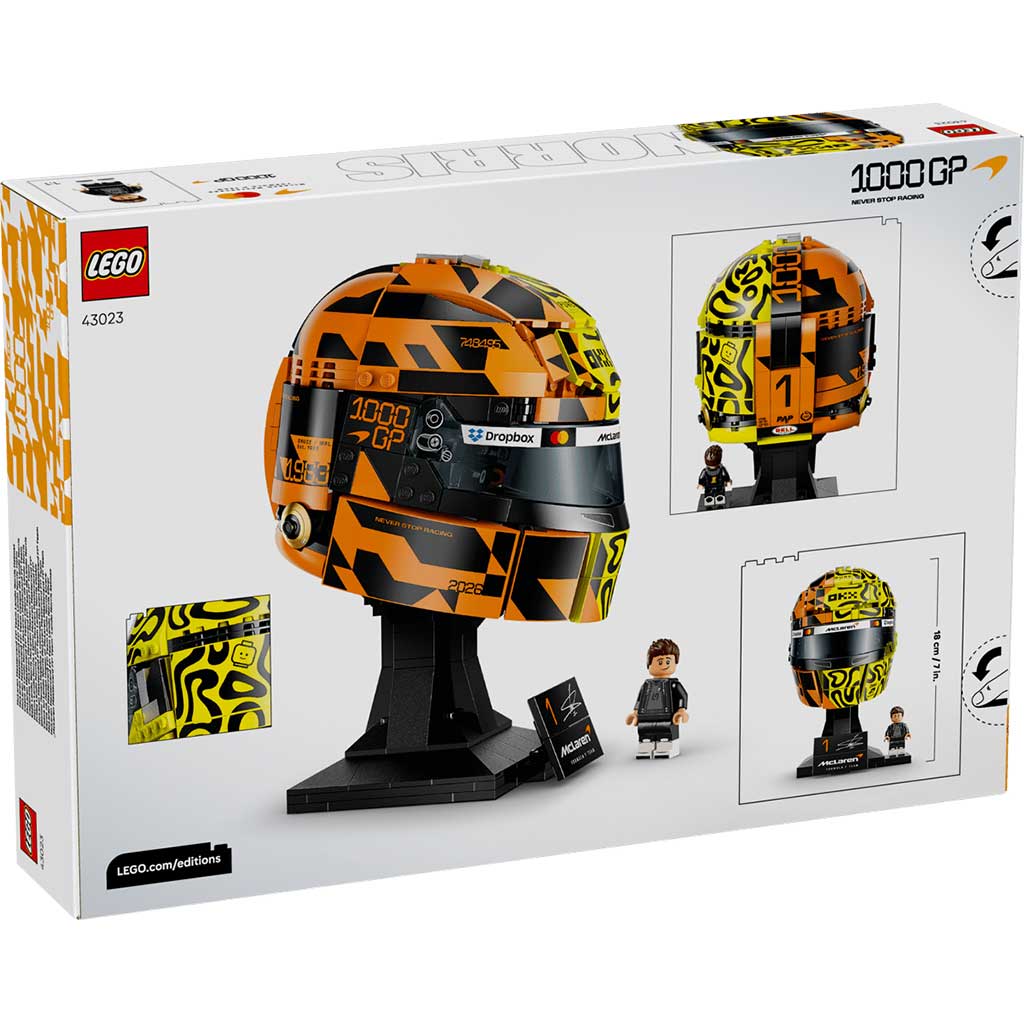 LEGO® Editions: McLaren Mastercard F1® Team Lando Norris каска (43023) изображение 7