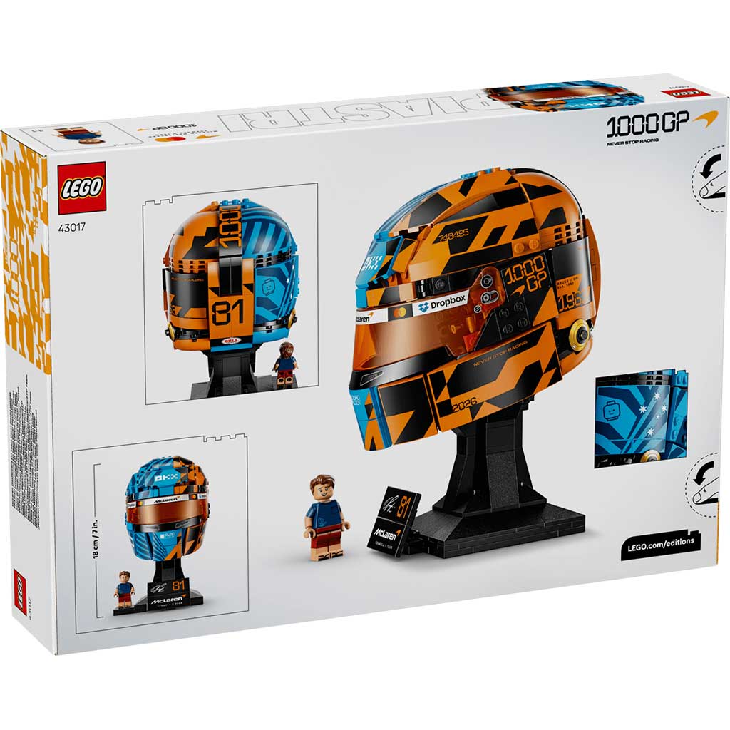 LEGO® Editions: McLaren Mastercard F1® Team Oscar Piastri каска (43017) изображение 7