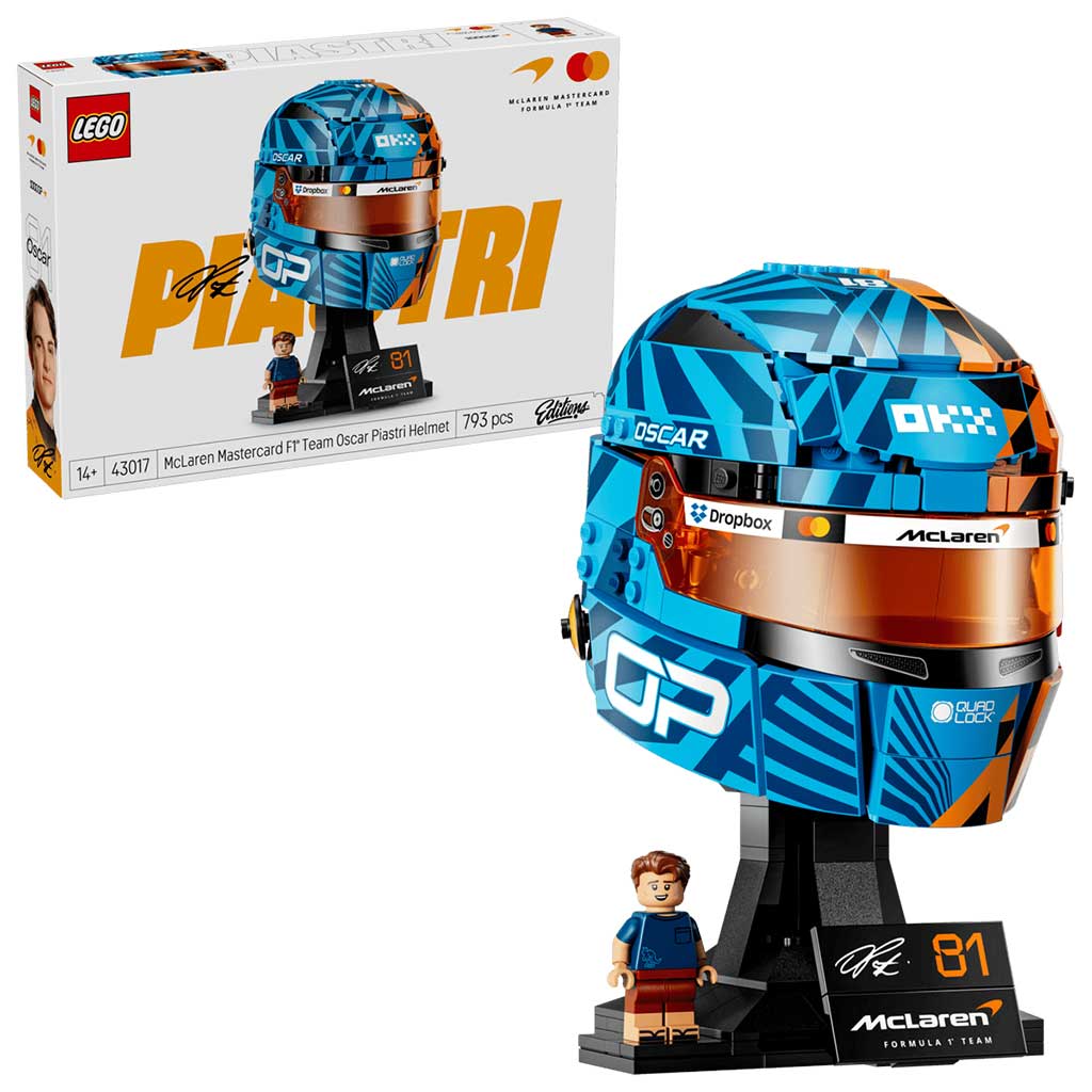 LEGO® Editions: McLaren Mastercard F1® Team Oscar Piastri каска (43017) изображение 1