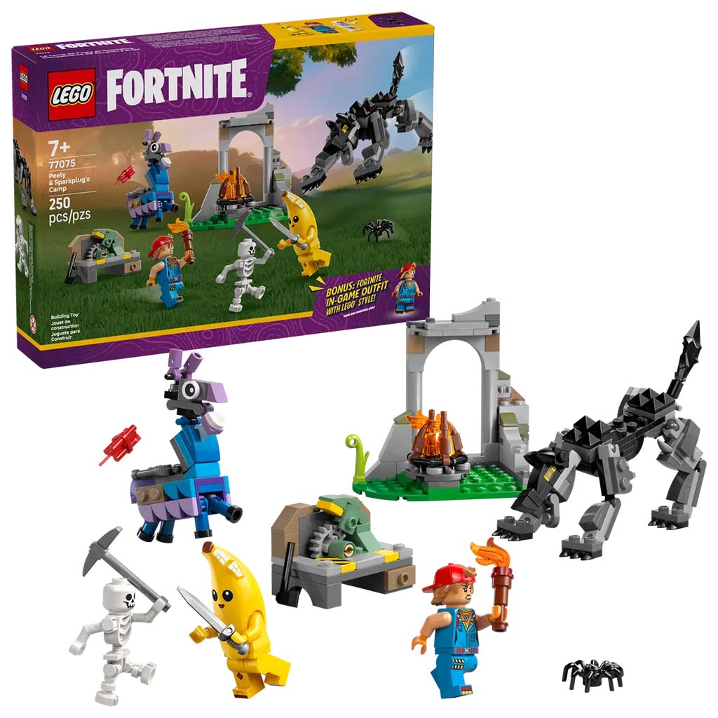 LEGO® Fortnite: Peely и Sparkplug лагер (77075) изображение 1