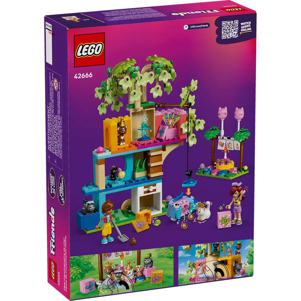 LEGO® Friends: Рожден ден на котенца и котешка къща (42666) изображение 2