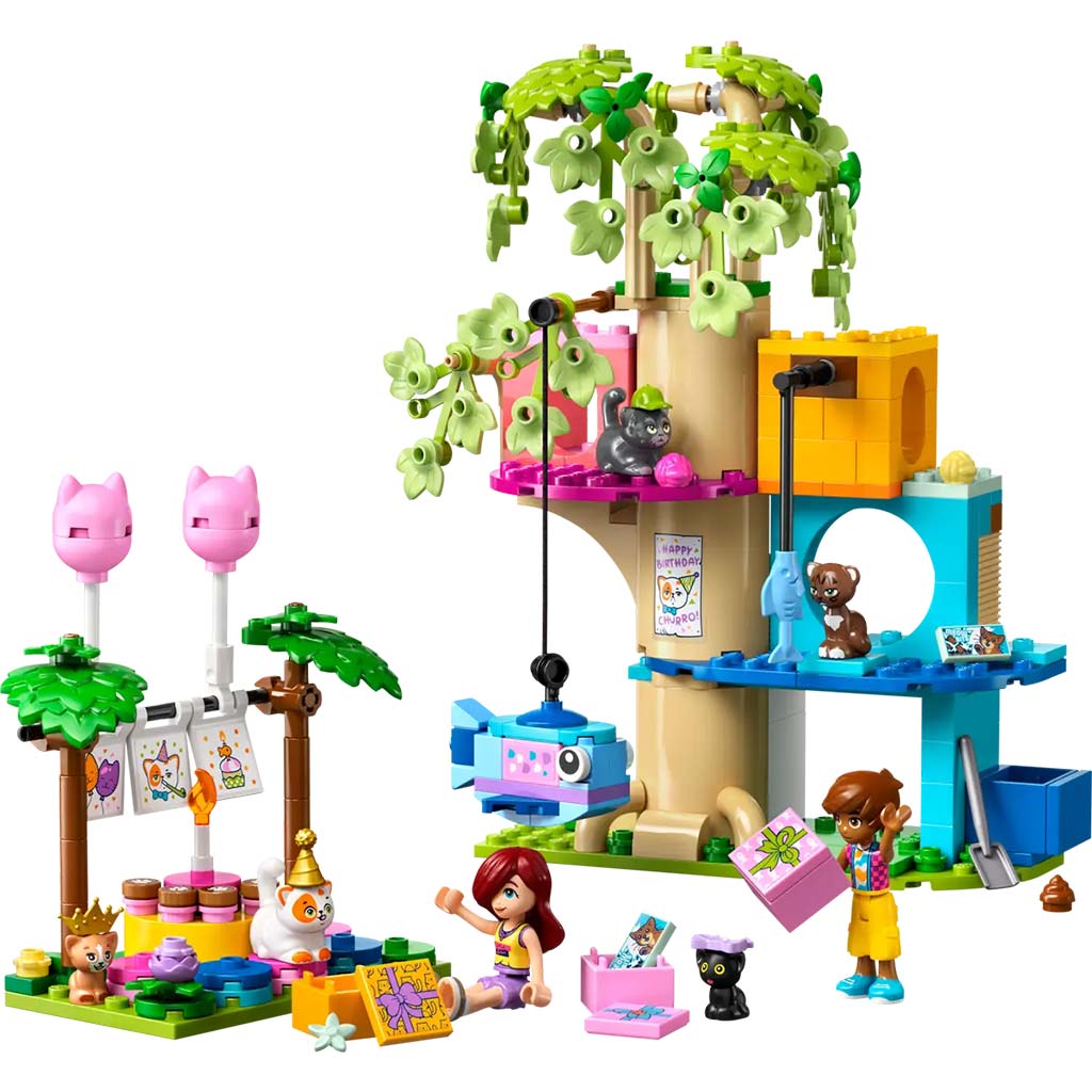 LEGO® Friends: Рожден ден на котенца и котешка къща (42666) изображение 3