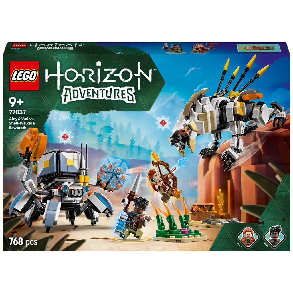 LEGO® Horizon™ Adventures: Aloy и Varl срещу броненосеца и трионозъба (77037) изображение 1