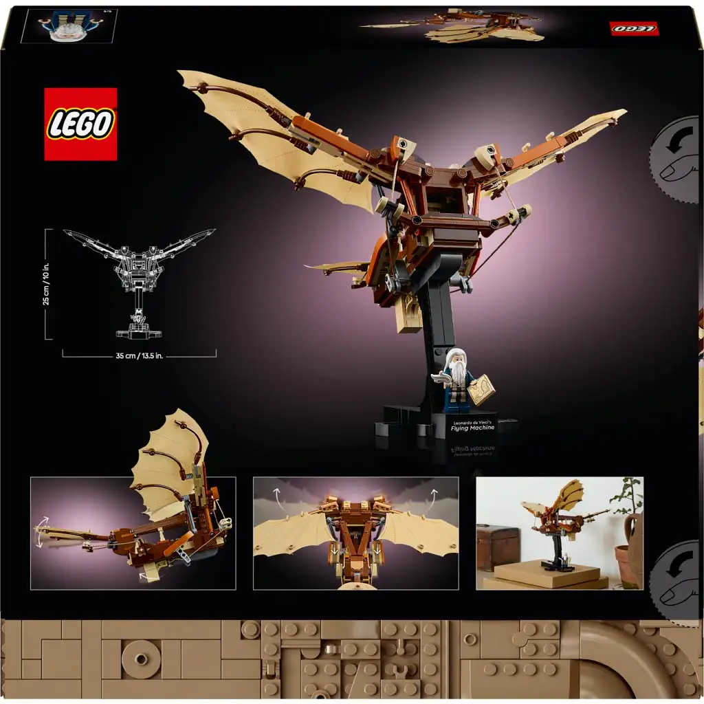 LEGO® Icons: Летателната машина на Леонардо да Винчи (10363) изображение 2