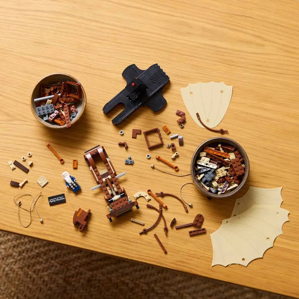 LEGO® Icons: Летателната машина на Леонардо да Винчи (10363) изображение 3