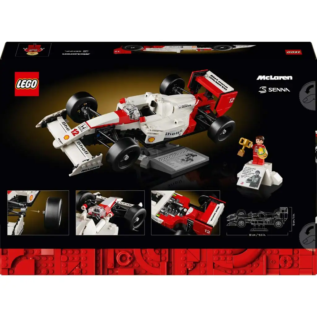 LEGO® Icons: McLaren MP4/4 и Ayrton Senna (10330) изображение 2