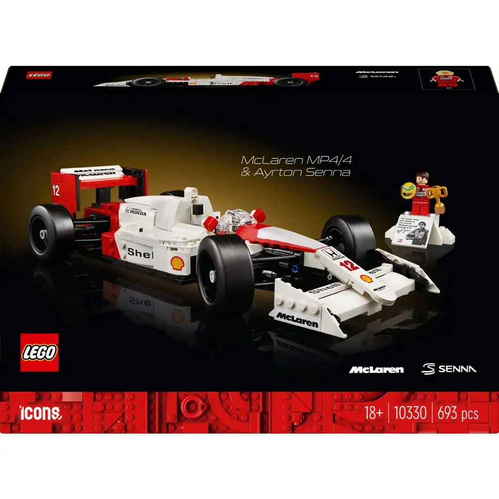 LEGO® Icons: McLaren MP4/4 и Ayrton Senna (10330) изображение 1