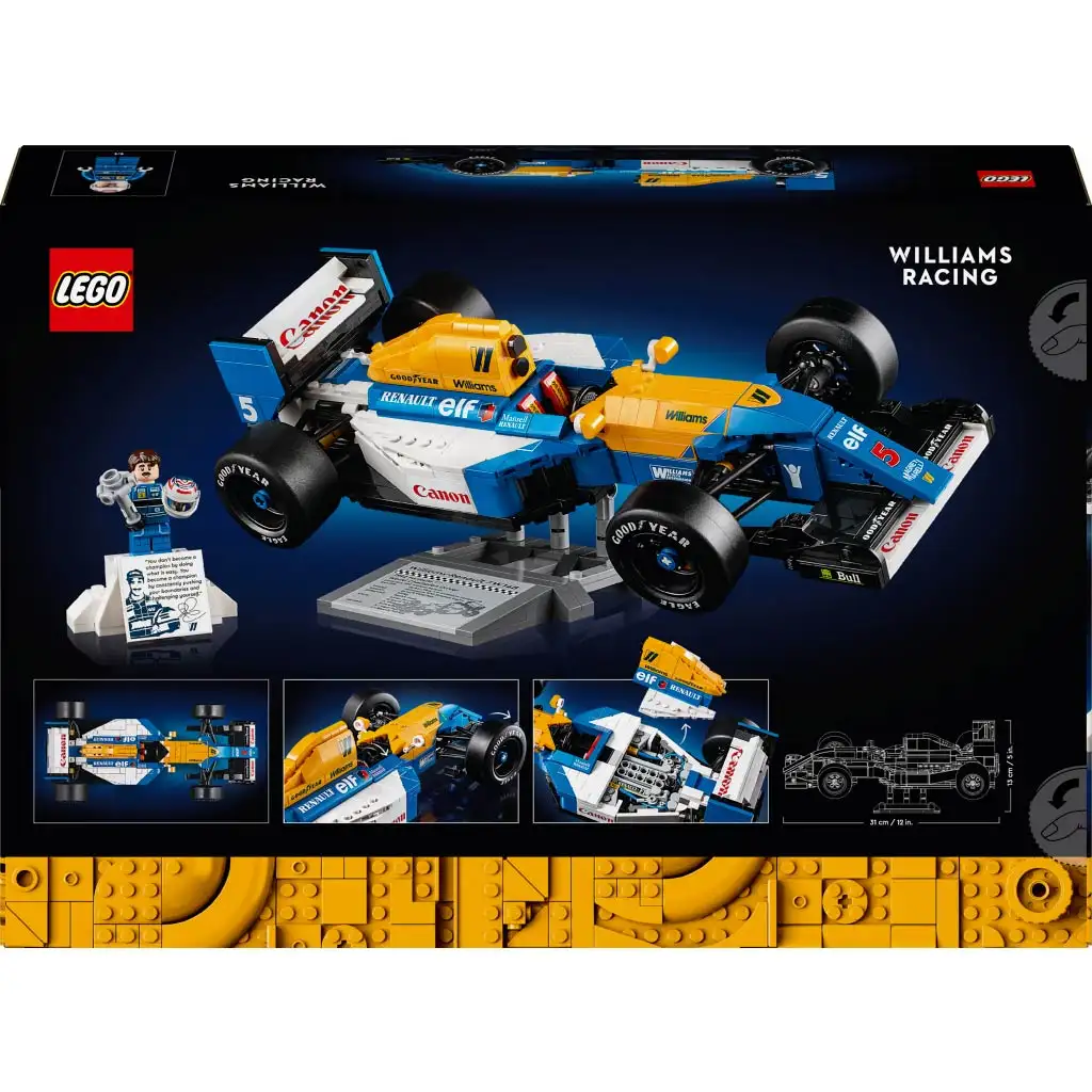 LEGO® Icons: Williams Racing FW14B и Nigel Mansell (10353) изображение 2