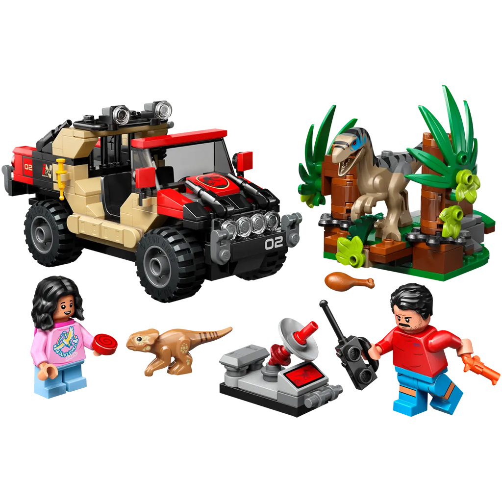 LEGO® Jurassic World: Избягване с джипа от раптора (76972) изображение 2