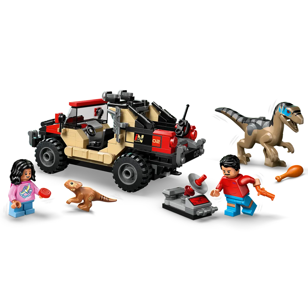 LEGO® Jurassic World: Избягване с джипа от раптора (76972) изображение 4