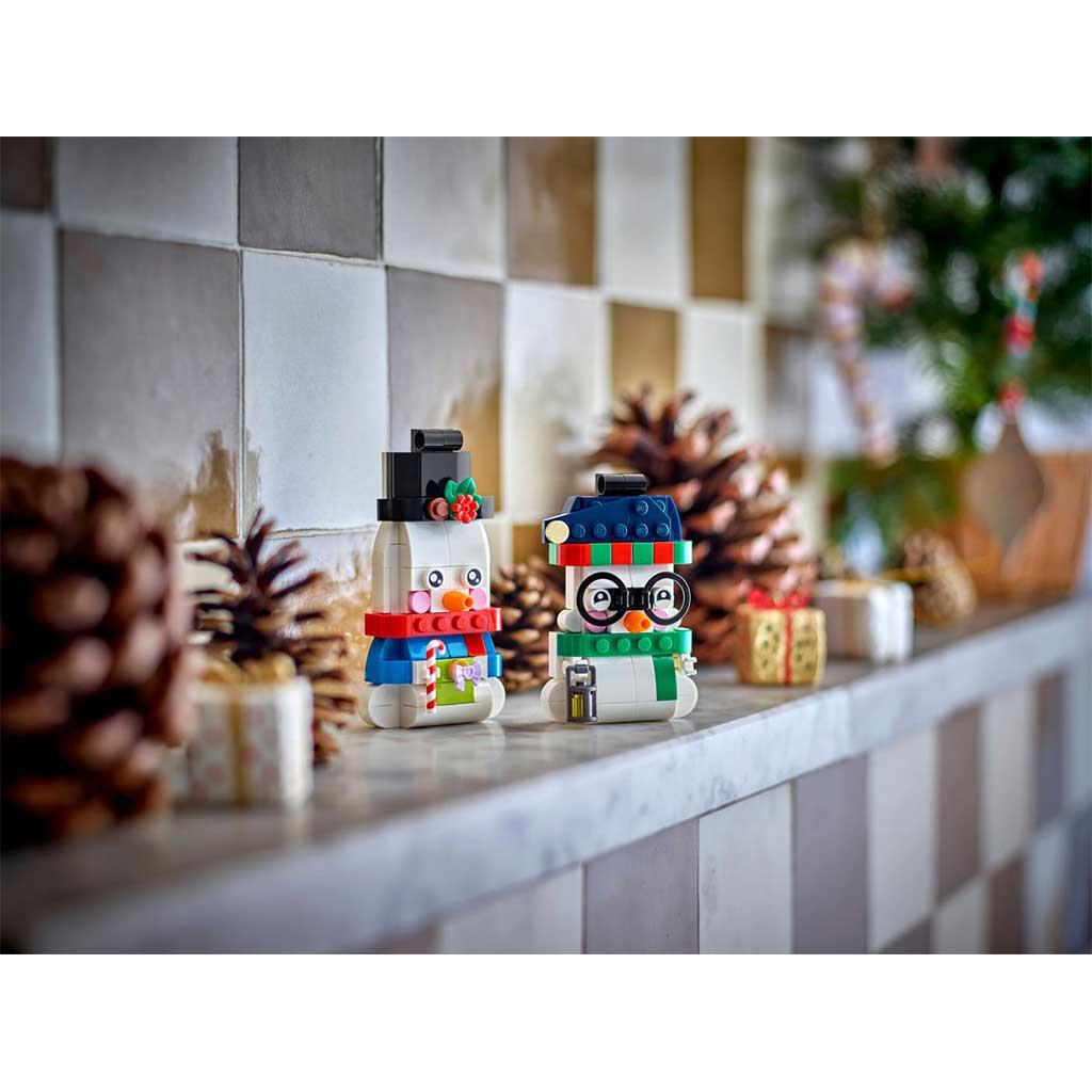 LEGO®: Коледни украшения с снежен човек (40812) изображение 3