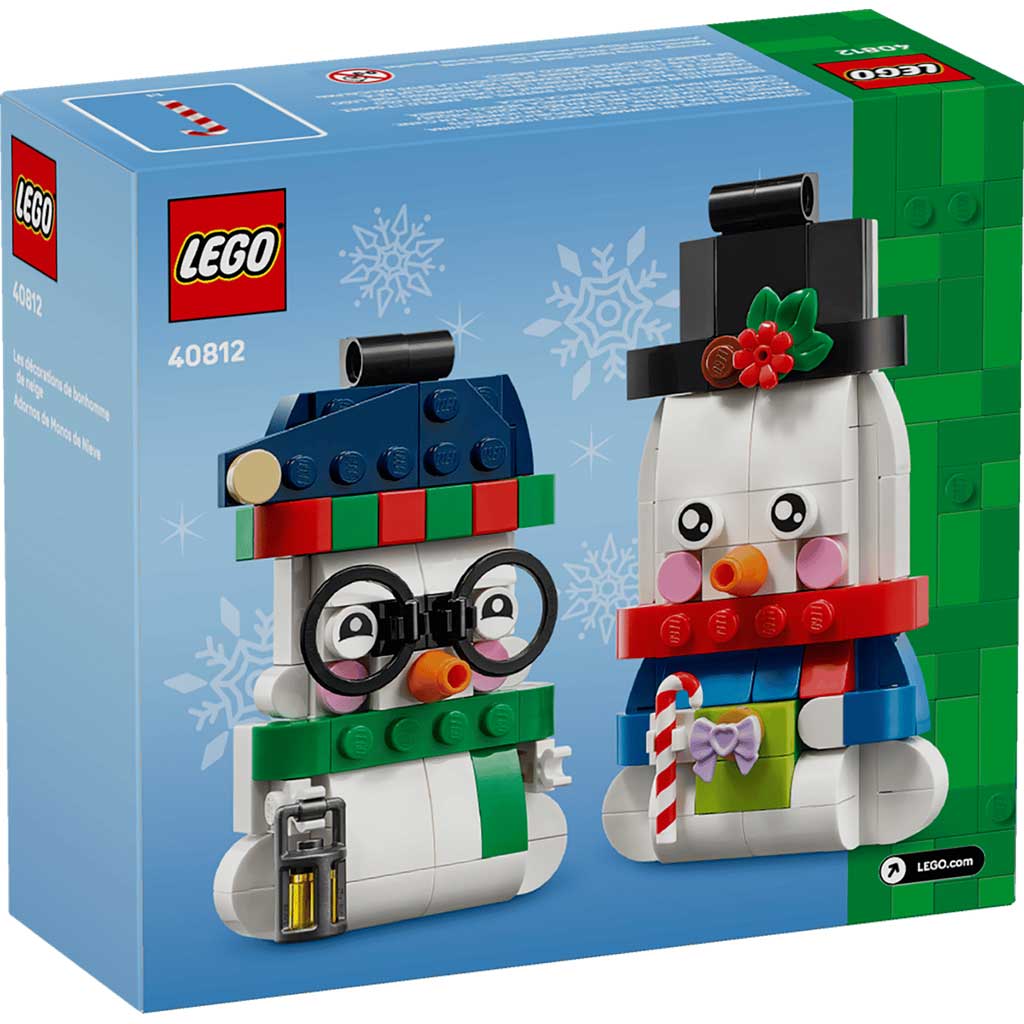 LEGO®: Коледни украшения с снежен човек (40812) изображение 5
