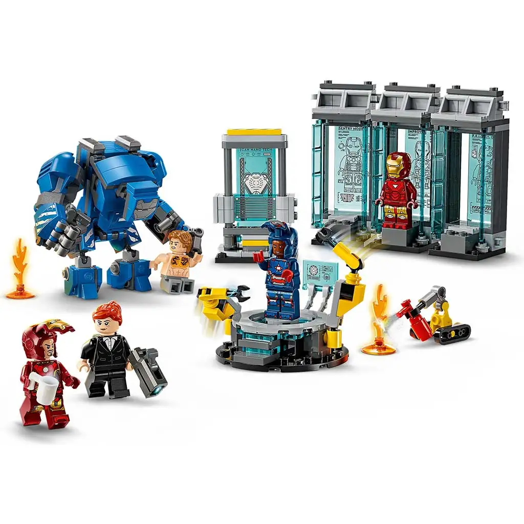 LEGO® Marvel: Лабораторията на Железния човек: Залата за броня (76315) изображение 3