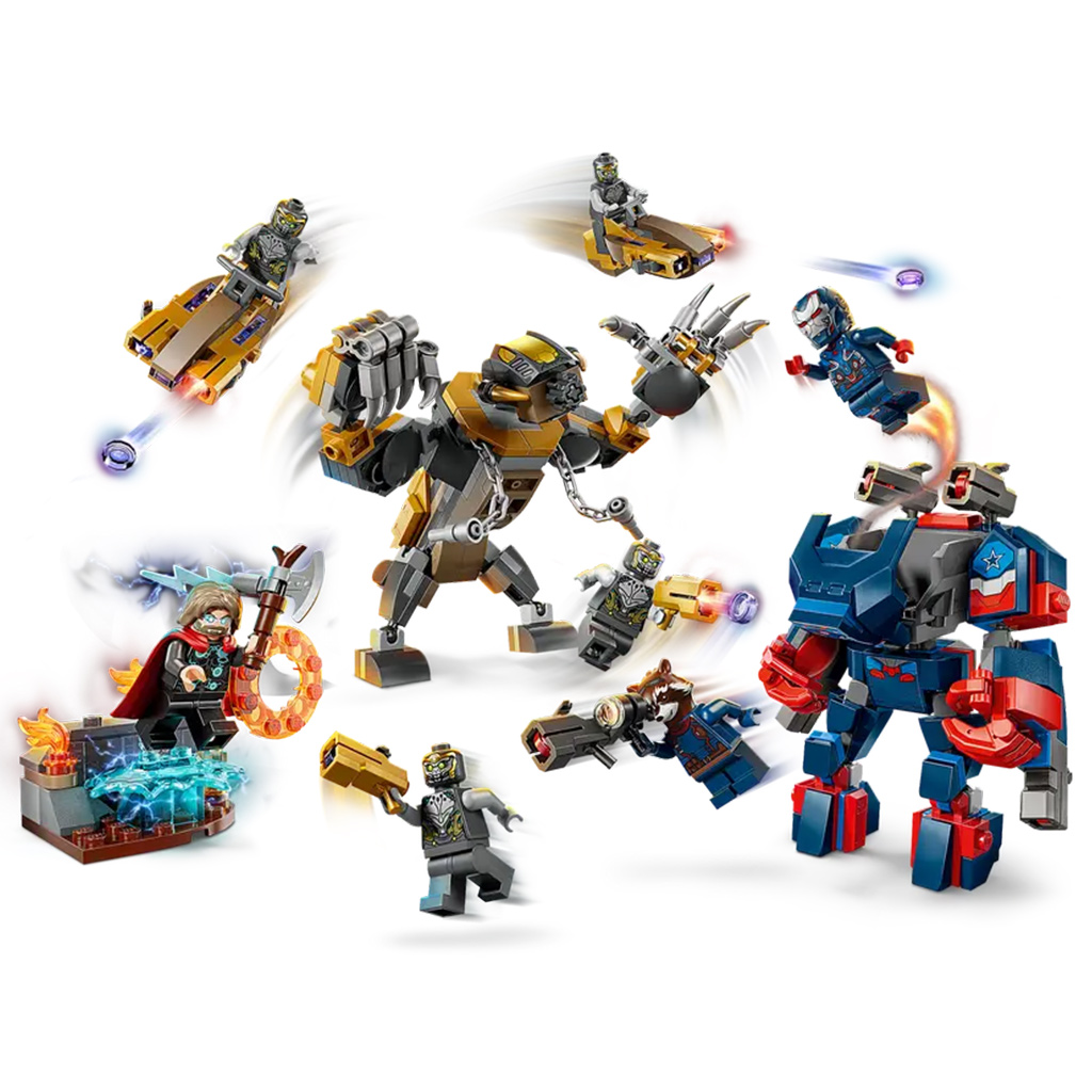 LEGO® Marvel: Отмъстителите: Краят на играта Тор срещу читаури войниците (76322) изображение 2