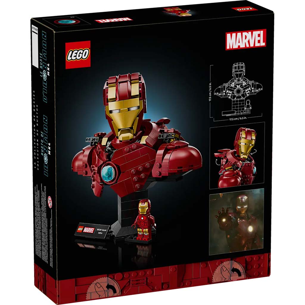LEGO® Marvel: Железен човек MK4 бюст (76327) изображение 2