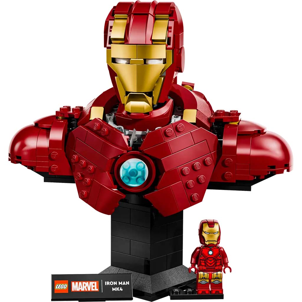 LEGO® Marvel: Железен човек MK4 бюст (76327) изображение 3
