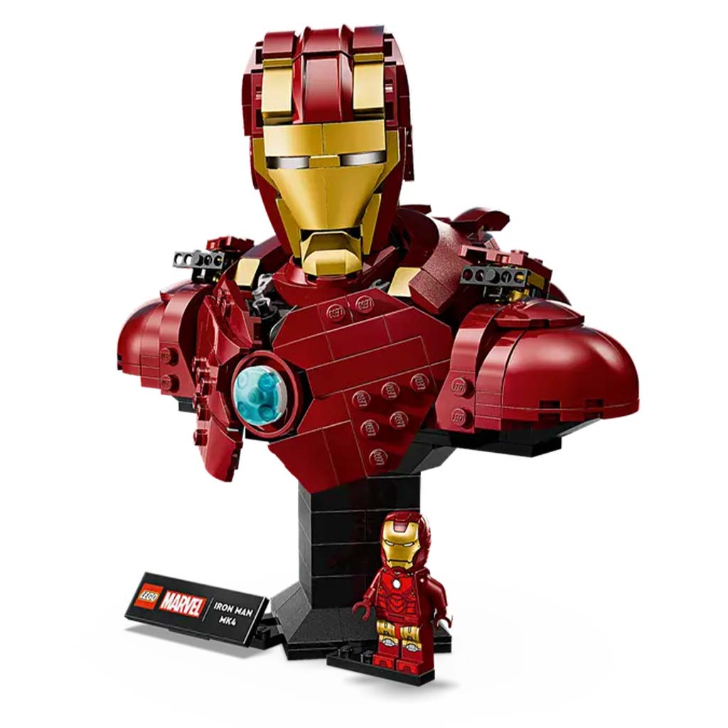 LEGO® Marvel: Железен човек MK4 бюст (76327) изображение 4