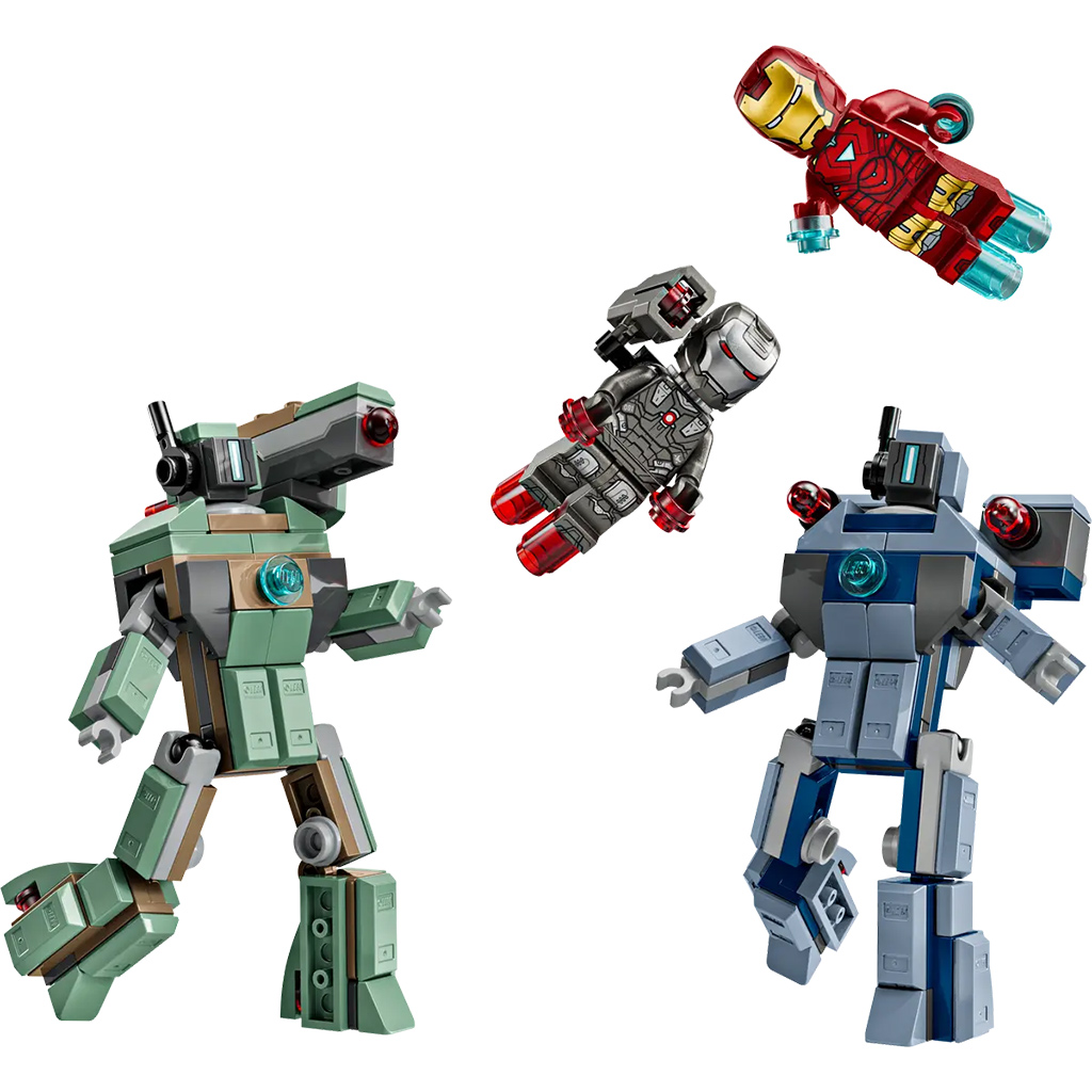 LEGO® Marvel: Железният човек и Военен самолет срещу Хамър-дронове (76320) изображение 2