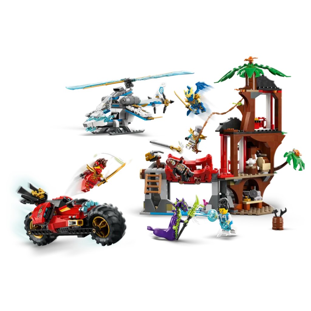 LEGO® Ninjago: Битка на нинджа превозни средства в дървесната къща (71857) изображение 3