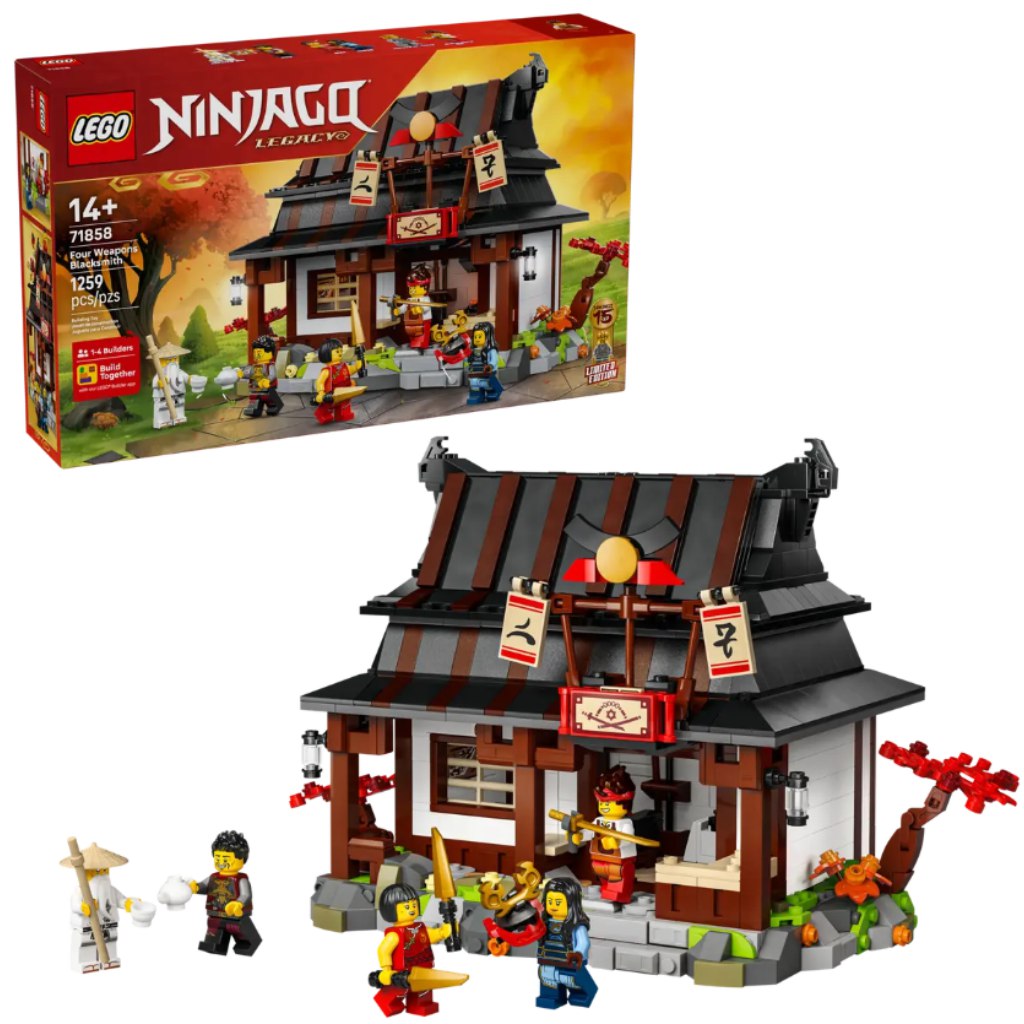 LEGO® Ninjago: Четири Оружия Ковачница, 15. годишнина (71858) изображение 1