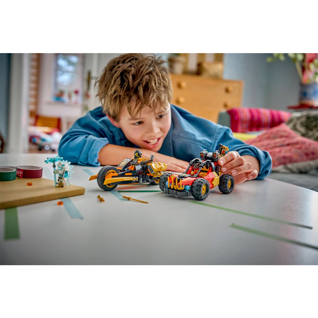 LEGO® Ninjago: Комбинирани превозни средства на Kai и Cole (71864) изображение 5