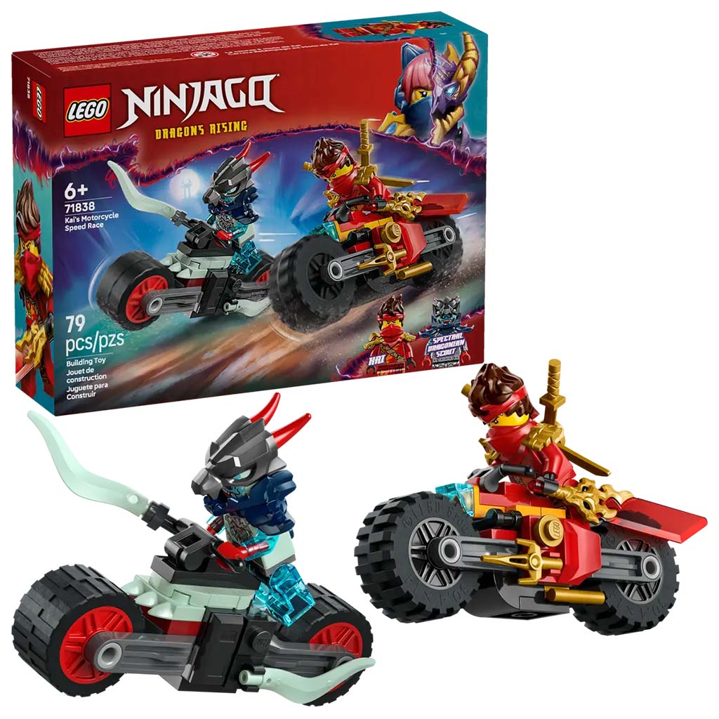 LEGO® Ninjago: Състезание на Кай с мотоциклет (71838) изображение 1