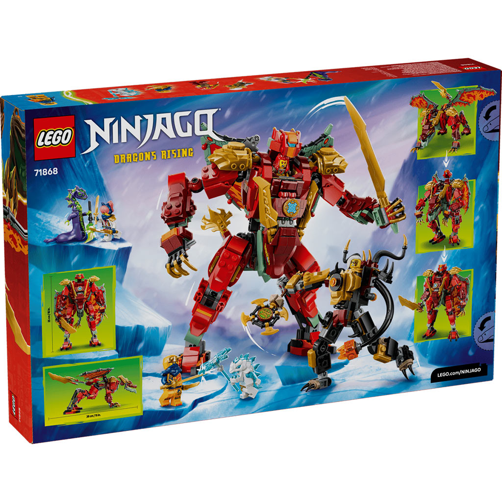 LEGO® Ninjago: Wyldfyre трансформиращ се дракон-робот (71868) изображение 10